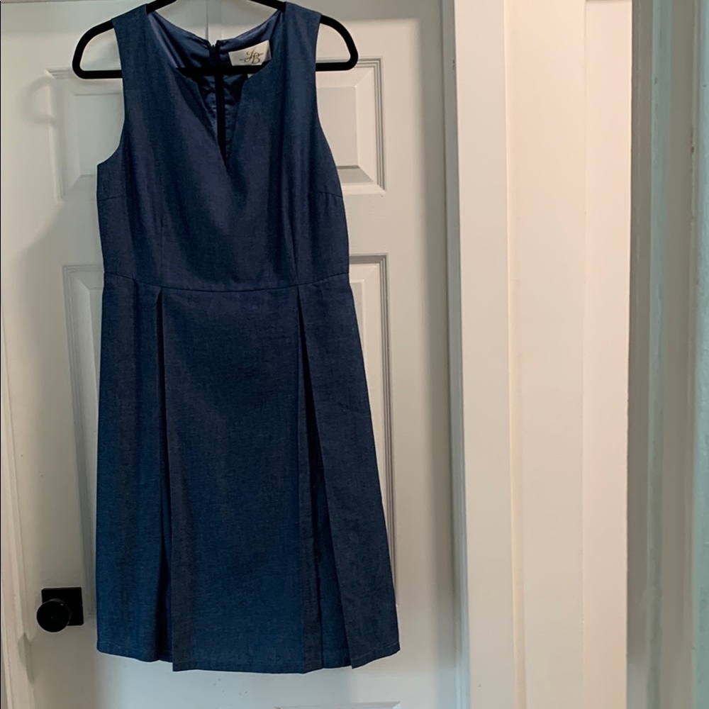 JB by Julie Brown Blue A-Line Midi Dress